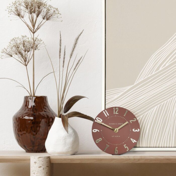 Thomas Kent Mulberry Auburn Small Mantel Clock